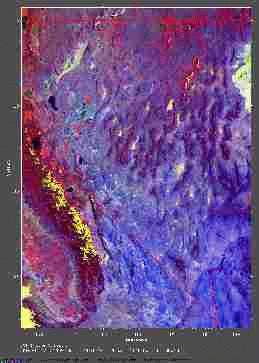 The location of Area 51, Nevada